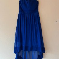 Турско синя рокля без презрамки 💙, снимка 9 - Рокли - 44016855