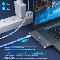 MOKiN USB C Hub 7 in 2, за MacBook Air Pro 13/ 15", 2021 2020 2019 2018, снимка 2 - Друга електроника - 40102405