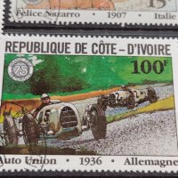 Пощенски марки чиста комплектна серия Ретро спортни коли Кот Ди Воар - 22529, снимка 4 - Филателия - 36654200