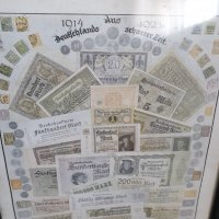 Стар колаж на немските марки от голямата инфлация 1914-1923г, снимка 4 - Нумизматика и бонистика - 39687775