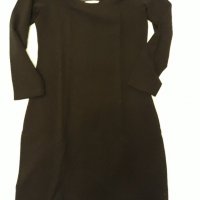 Черна еластична елегантна рокля марка Н & М къса с 3/4 ръкав и много сексапилно лодка-деколте, снимка 7 - Рокли - 37434358