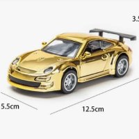 Метални колички: Golden Porsche 911 (Порше), снимка 2 - Колекции - 43743878