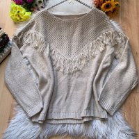 Бежов пуловер Reserved limited, снимка 1 - Блузи с дълъг ръкав и пуловери - 43034066
