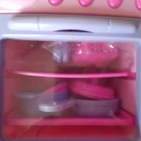 Готварска печка за деца с батерии, фурната и колоните светят, снимка 4 - Играчки за стая - 43439909