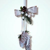 Коледна украса за врата , снимка 1 - Коледни подаръци - 38663866