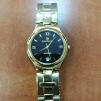 Часовник Louis Bernard 22 K Gold Plated Sapphire Crystal Swss G2207, снимка 1 - Други - 28191476