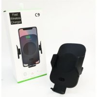 Поставка за зарядно за телефон в автомобил Smart Wireless , C9 QuickCharge 3.0 10W