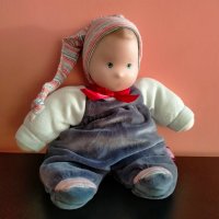 Винтидж плюшена кукла Gotz Germany 32 см, снимка 6 - Колекции - 40000848