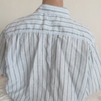 Мъжка риза с дълъг ръкав от лен H&M, снимка 3 - Ризи - 32774089