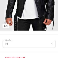 True Prodigy Leather Jacket Slim Fit Mens Size 2XL ОРИГИНАЛ! НОВО! Ест. кожа!, снимка 2 - Якета - 43300069