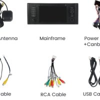 Мултимедия, BMW, X5, E53, E39, M5 Двоен дин, Навигация, дисплей, Дин, плеър 7“ екран Android, BMW X , снимка 4 - Аксесоари и консумативи - 43453327