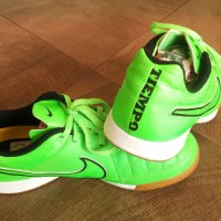 NIKE TIEMPO Размер EUR 38 / UK 5 обувки за футбол в зала естествена кожа 47-13-S, снимка 8 - Детски маратонки - 40028764