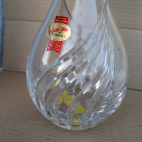 Немско кристално шише за алкохол, снимка 6 - Антикварни и старинни предмети - 43573477