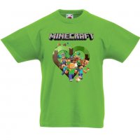 Детска тениска майнкрафт Minecraft 5, снимка 3 - Детски тениски и потници - 32697386