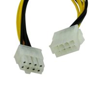  Extension Cable 8pin EPS ATX -0.3m удължител, снимка 4 - Кабели и адаптери - 43020869