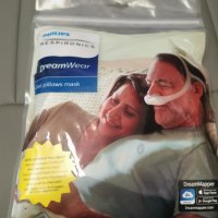 Назална CPAP маска със ГЕЛ силиконови възглавнички DreamWear - Fit Pack от Philips Respironics, снимка 2 - Медицинска апаратура - 43488458