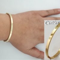 Златни твърди гривни и пръстени 14К Cartier тип белезник в Гривни в гр.  Пазарджик - ID27273275 — Bazar.bg