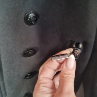 MANGANO черно спортно палто , размер M, снимка 2 - Палта, манта - 42958179