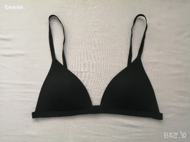 Дамско бюстие-бралет в черен цвят р-р S, снимка 1