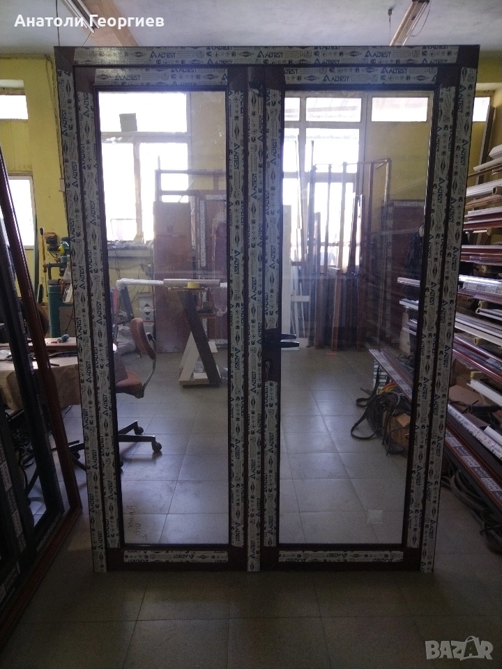 Двойна алуминиева врата , снимка 1