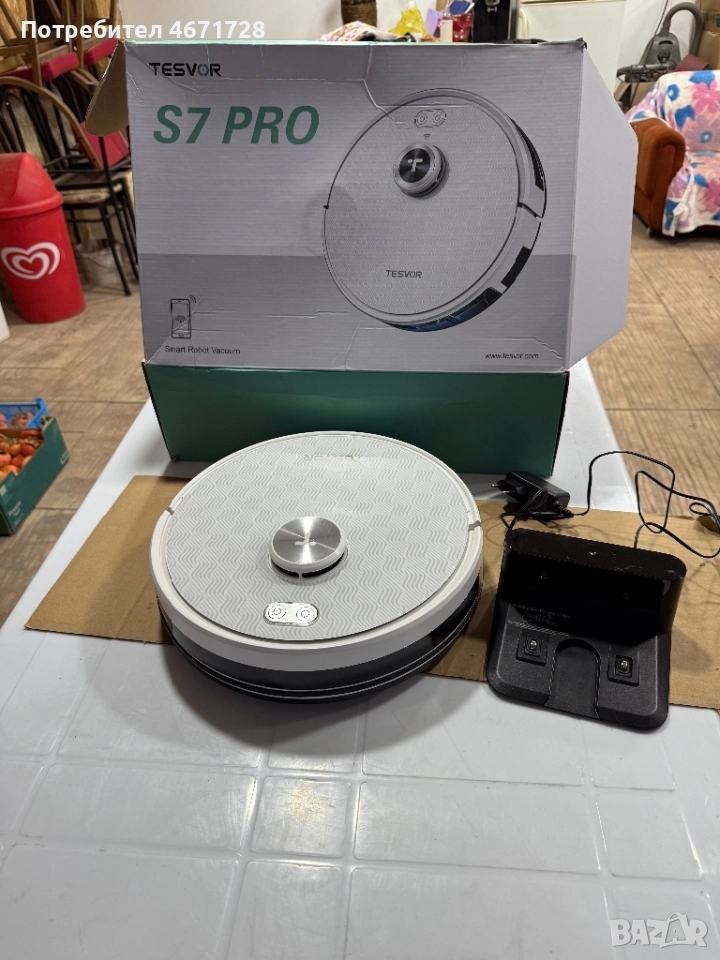 Прахосмукачка робот Tesvor S7 pro, снимка 1