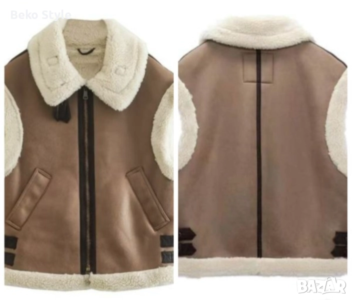 Дамски елек с каракул, снимка 1