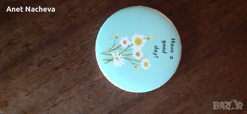 Огледалце дамско джобно, снимка 1