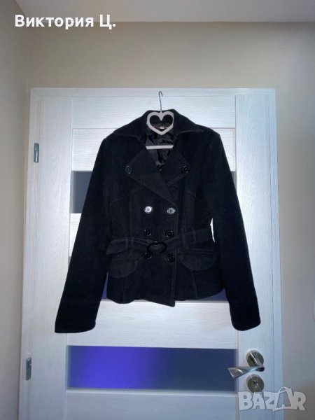 Дамско късо черно палто TALLY WEIJL, снимка 1