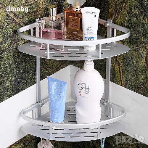 Триъгълна алуминиева етажерка , двойна R14, снимка 1