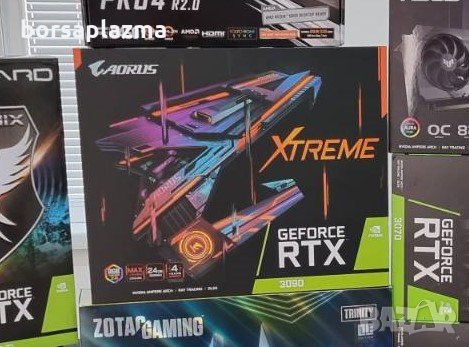 Чисто нова видеокарта Видео карта Gigabyte Aorus GeForce RTX 3090 Xtreme, снимка 1