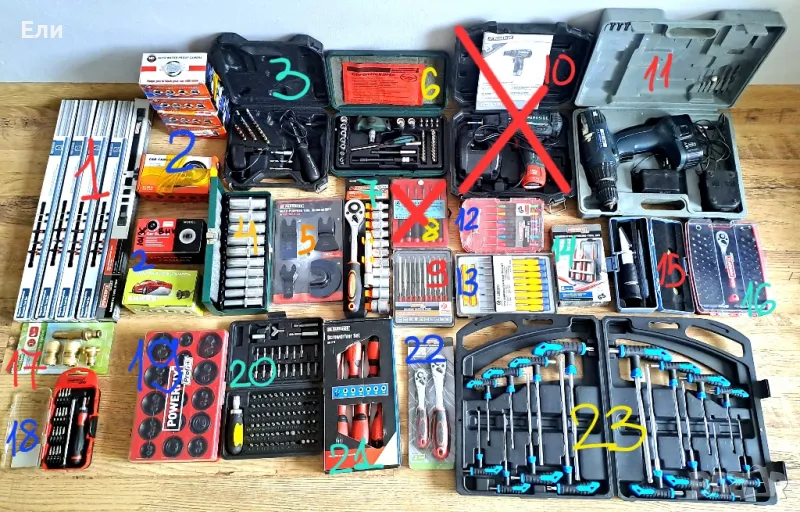 Инструменти: гидорета, винтоверти, магнитни ленти, отвертки, снимка 1