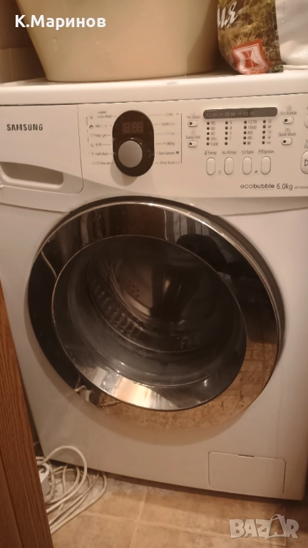 Продавам работеща пералня САМСУНГ с еко бабъл., снимка 1