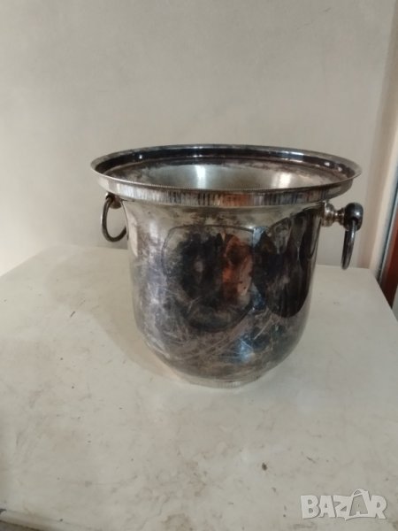 посребрена шампаниера арт деко, снимка 1