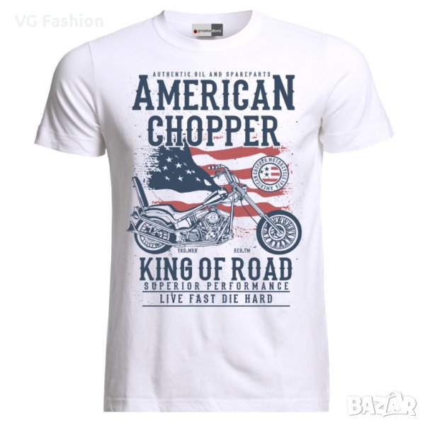 Мъжка Тениска Моторджийска Мото Мотокрос Ендуро Моторист Мотоциклетизъм Moto Motorcycle, снимка 1