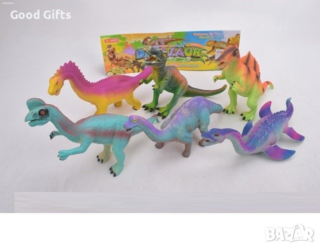 Комплект 6 броя Динозаври за игра, снимка 1