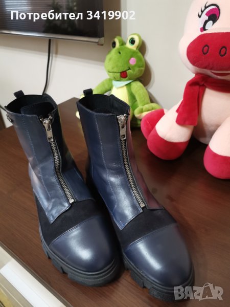 Дамски боти, естествена кожа , снимка 1