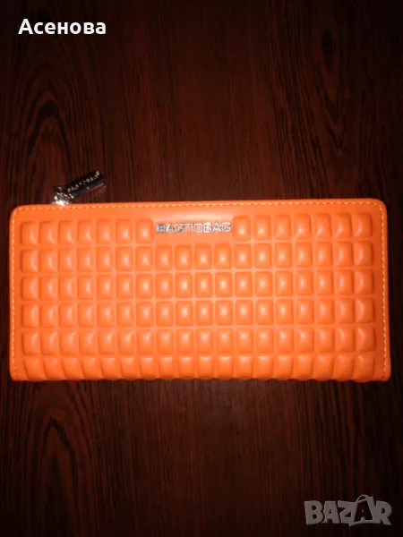 Оранжев дамски портфейл BAG TO BAG, снимка 1