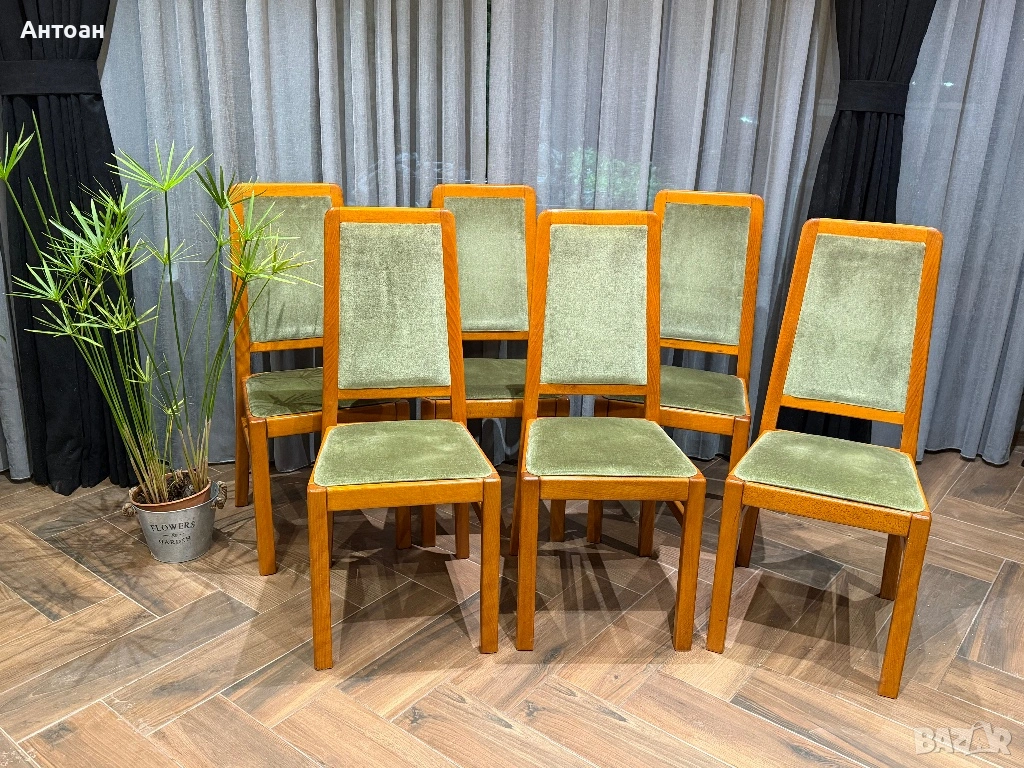 Столове за трапезна маса - масив/ отлични , снимка 1