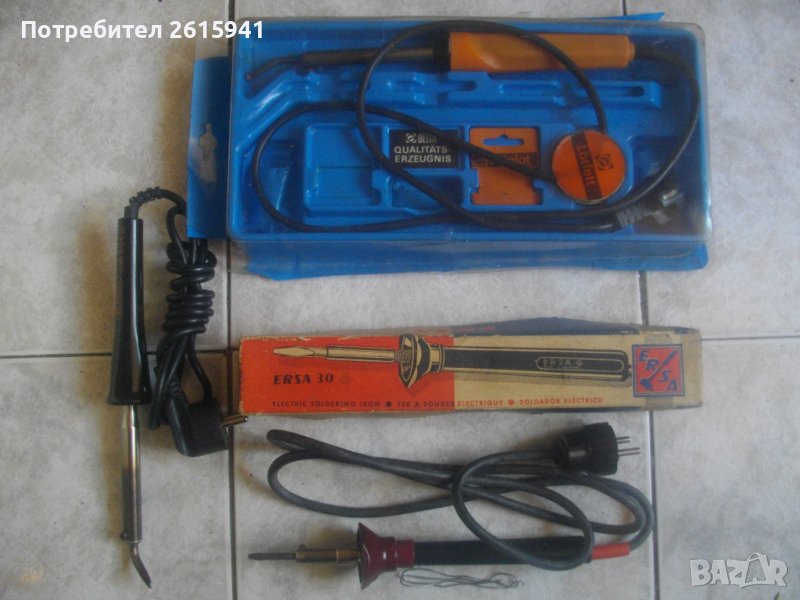 60-40-30 Вата-Електрически Поялник-Профи-SKANDIA-DELTA-ERSA-Швеция/Германия-Старо Високо Качество, снимка 1