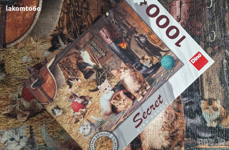 Пъзел 1000 части, Котки, Dino, снимка 1