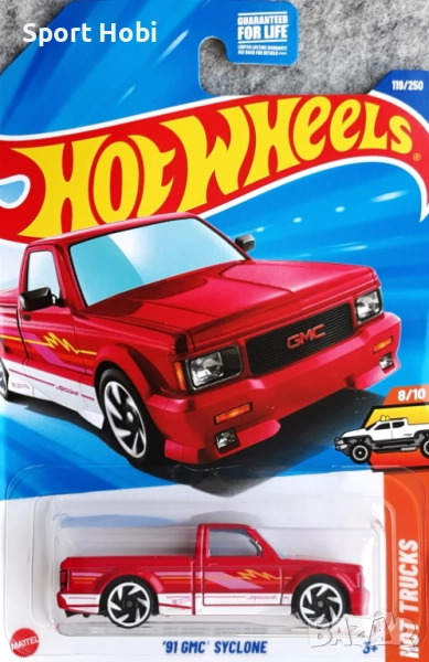 Hot Wheels '91 GMC SYCLONE, снимка 1