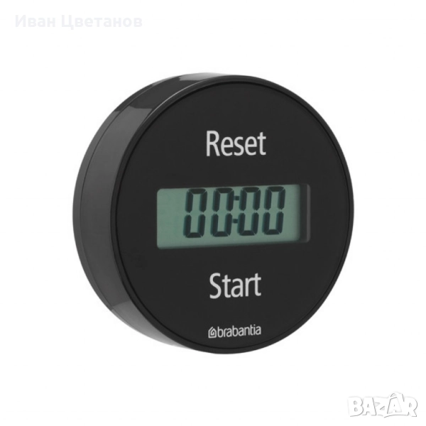 Дигитален кухненски таймер с магнит Brabantia White, Brabantia Grey, снимка 1