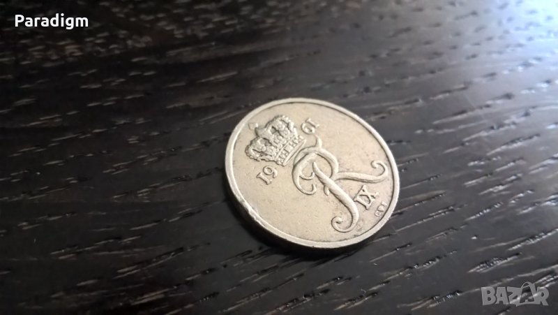 Mонета - Дания - 10 оре | 1961г., снимка 1