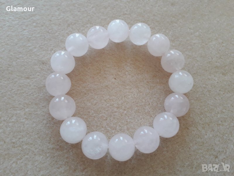 Гривна с розов кварц , снимка 1