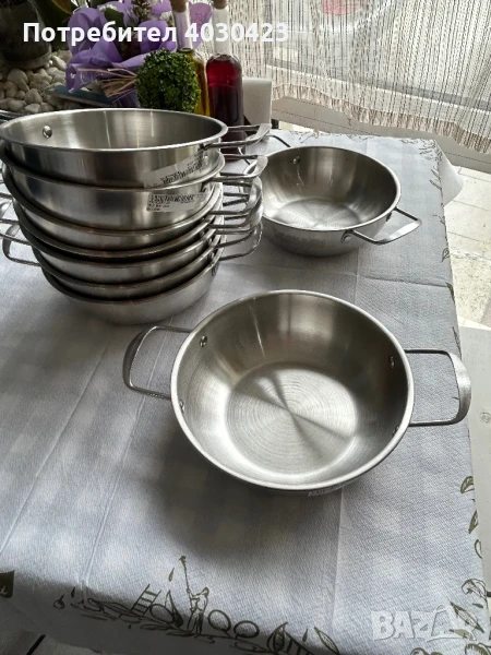 Метални съдове за сервиране, снимка 1
