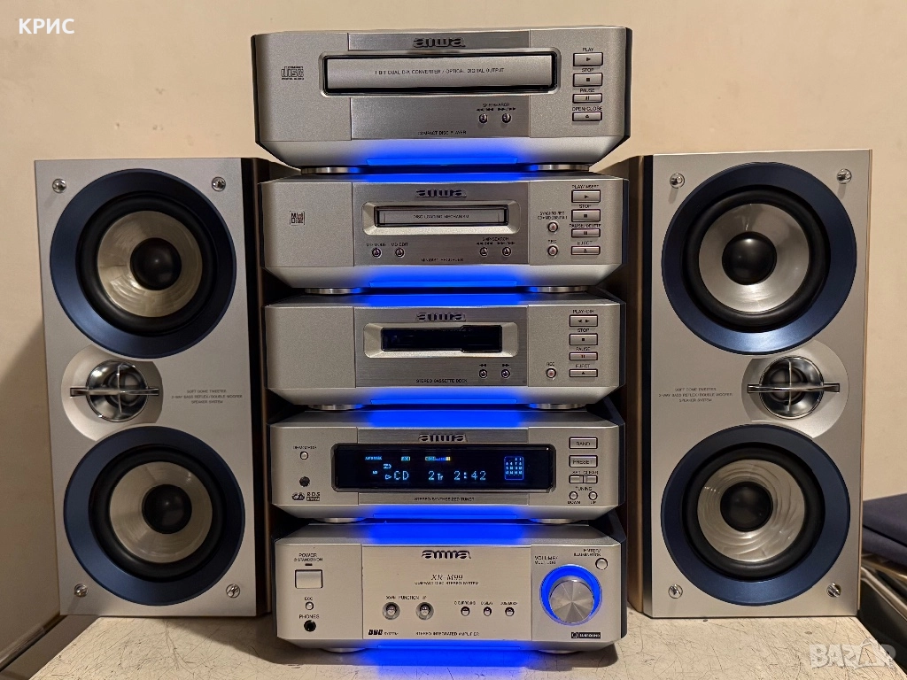 AIWA XR-M99 МИНИ СИСТЕМА, Made in Japan, снимка 1
