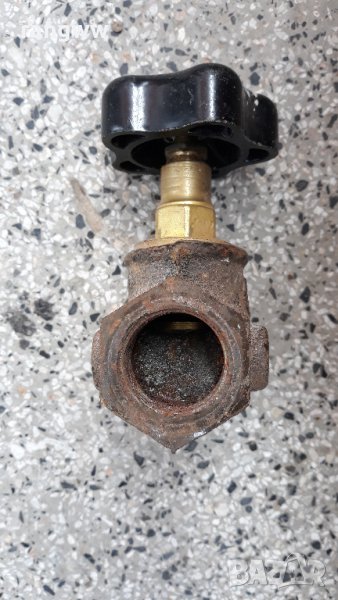 Кран чугунен / сферичен  1 цол, снимка 1