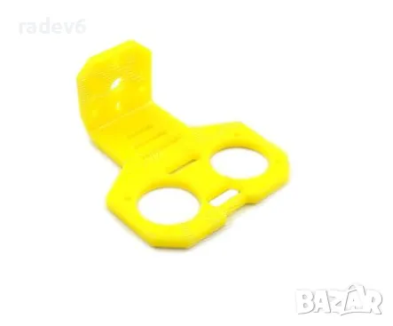 Стойка за ултразвуков сензор - HC-SR04, жълта, снимка 1