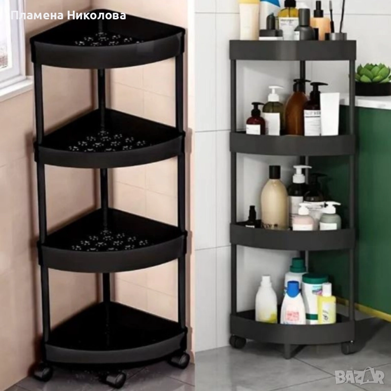 Ъглова въртяща се поставка Corner Storage Rack, снимка 1