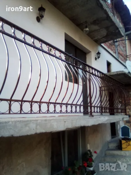 Парапети за стълбища и тераси от ковано желязо, снимка 1